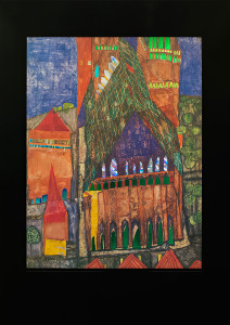 Katedrála 1 od Friedensreich Hundertwasser